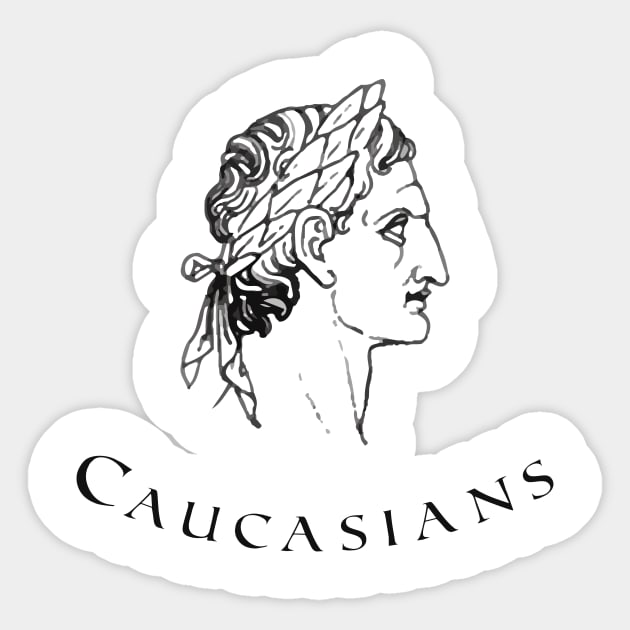 Caucasians Sticker by Tamie